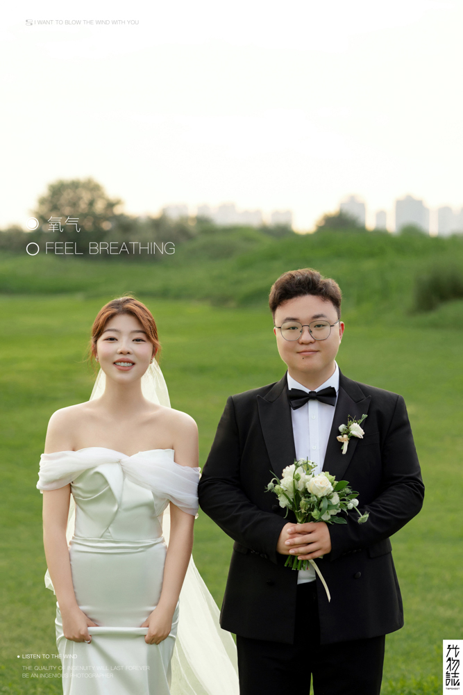 太太太太可了~~！黎全航先生李昕女士氛围森系婚纱照、氛围森系、徐才皓、好像在听单口相声，开心到直不起腰，幸福感MAX、婚纱照