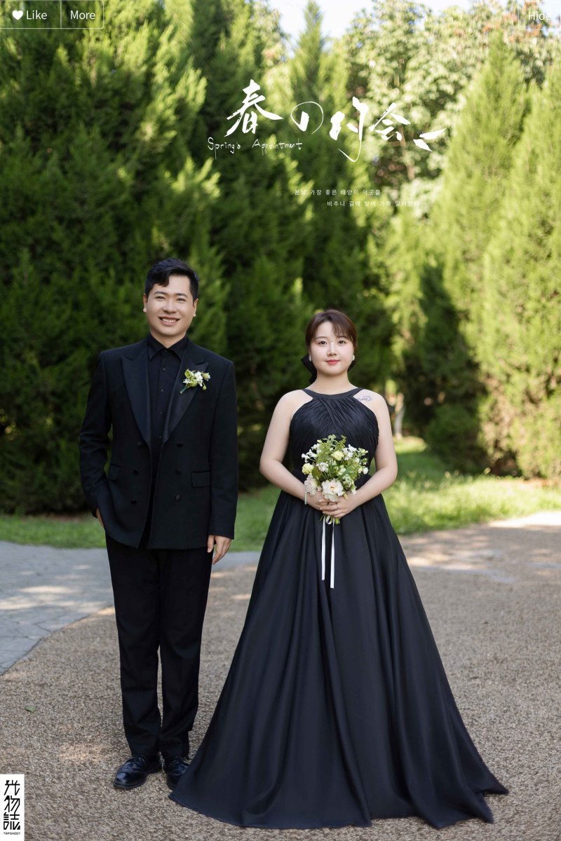 炒鸡甜~李智先生高美女士氛围森系婚纱照、氛围森系、木子、唠嗑型选手，构图多变、情绪拿捏，特写YYDS、婚纱照