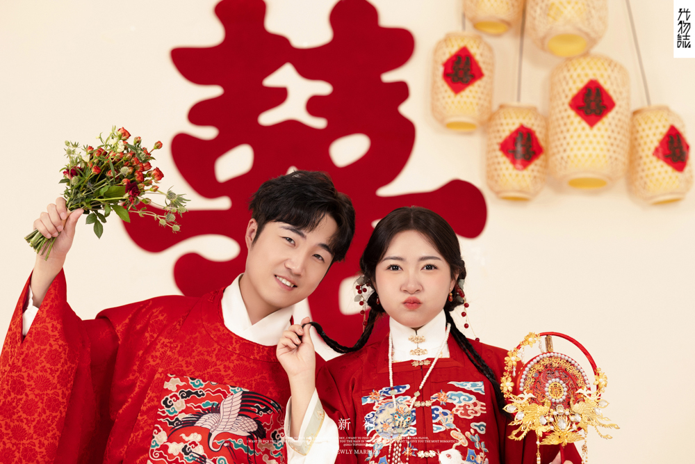 可甜可爱da崔鹏先生宋香香女士中式传承婚纱照、中式传承、徐才皓、好像在听单口相声，开心到直不起腰，幸福感MAX、婚纱照