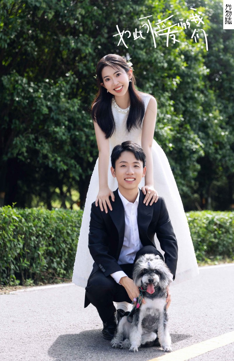 极致情绪！石磊先生李海玥女士氛围森系婚纱照、极简棚拍  氛围森系、木子、唠嗑型选手，构图多变、情绪拿捏，特写YYDS、婚纱照