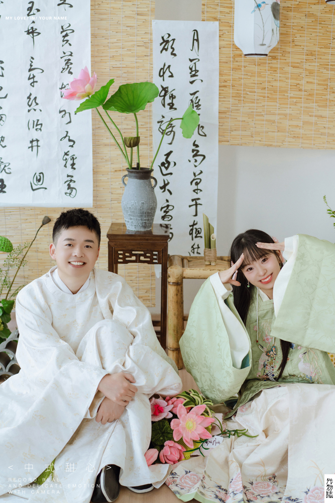 欢喜、极简棚拍、