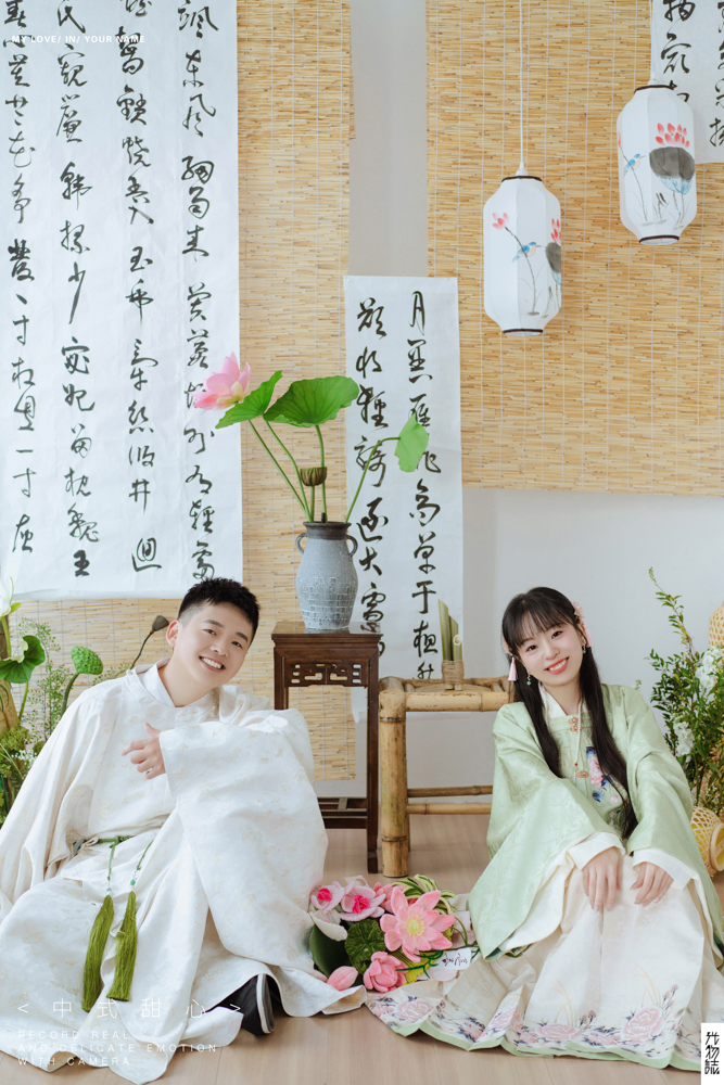 欢喜、极简棚拍、