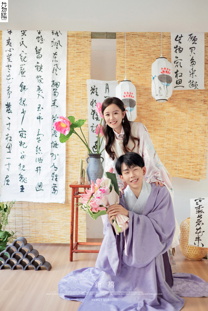 撒狗粮啦~杨少雄先生党艺伟女士中式传承婚纱照、中式传承、徐才皓、好像在听单口相声，开心到直不起腰，幸福感MAX、婚纱照