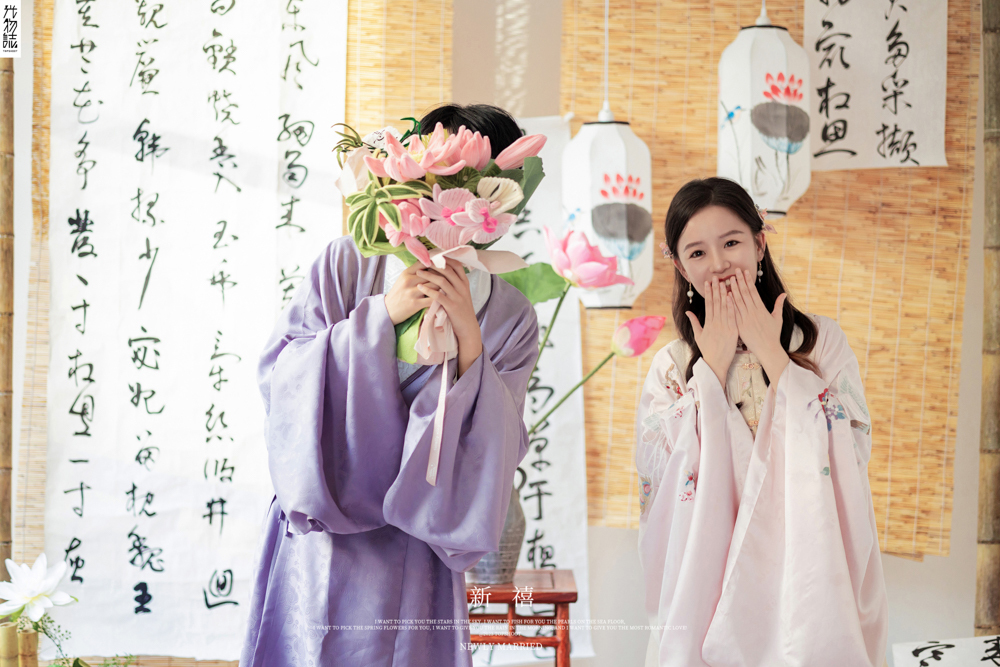 撒狗粮啦~杨少雄先生党艺伟女士中式传承婚纱照、中式传承、徐才皓、好像在听单口相声，开心到直不起腰，幸福感MAX、婚纱照