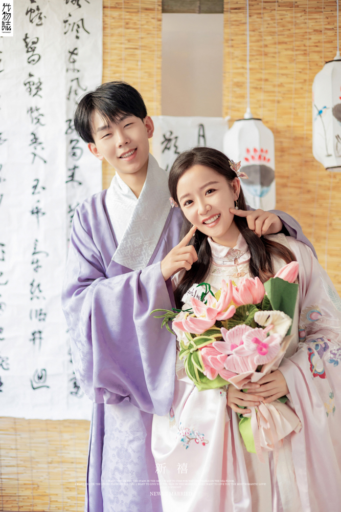 撒狗粮啦~杨少雄先生党艺伟女士中式传承婚纱照、中式传承、徐才皓、好像在听单口相声，开心到直不起腰，幸福感MAX、婚纱照