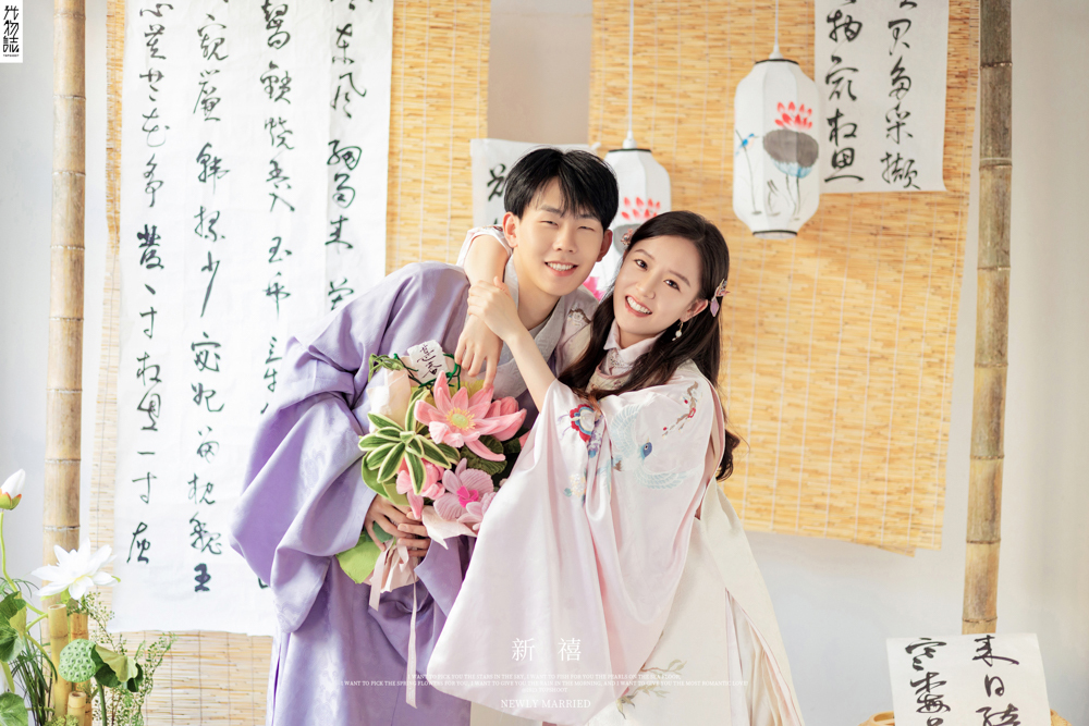 撒狗粮啦~杨少雄先生党艺伟女士中式传承婚纱照、中式传承、徐才皓、好像在听单口相声，开心到直不起腰，幸福感MAX、婚纱照