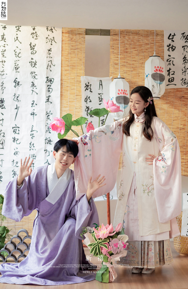 撒狗粮啦~杨少雄先生党艺伟女士中式传承婚纱照、中式传承、徐才皓、好像在听单口相声，开心到直不起腰，幸福感MAX、婚纱照