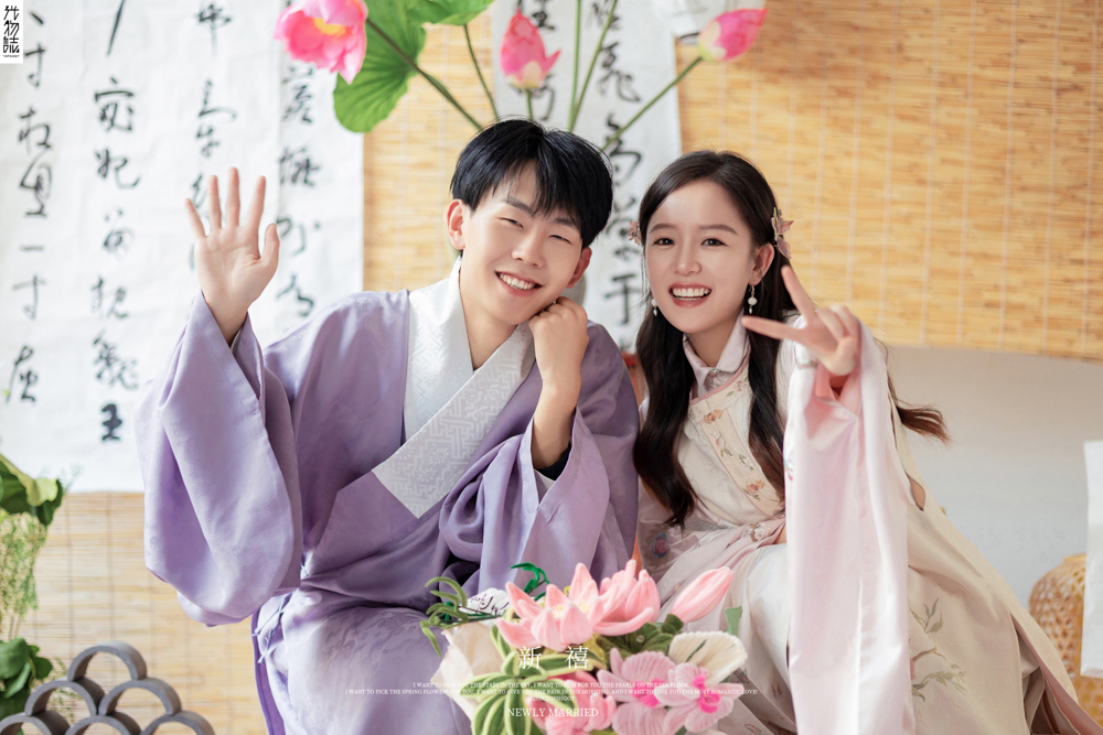 撒狗粮啦~杨少雄先生党艺伟女士中式传承婚纱照、中式传承、徐才皓、好像在听单口相声，开心到直不起腰，幸福感MAX、婚纱照