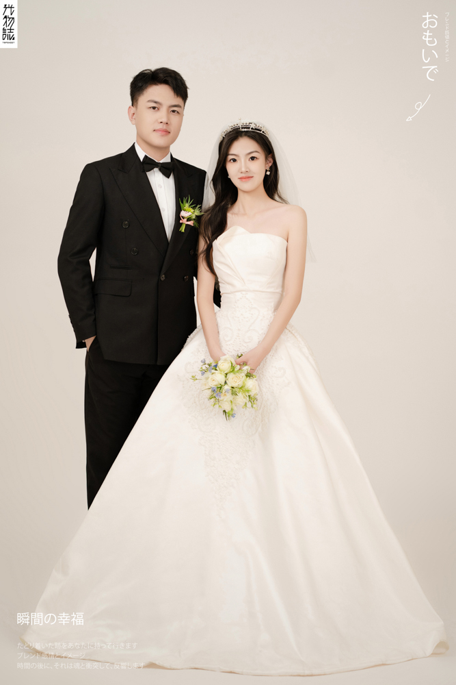 超级甜腻！蔡浩田先生史嘉宁女士极简棚拍婚纱照、极简棚拍、白玛、怀疑是不是修导演系，拍照像电影一样的构图和质感、婚纱照
