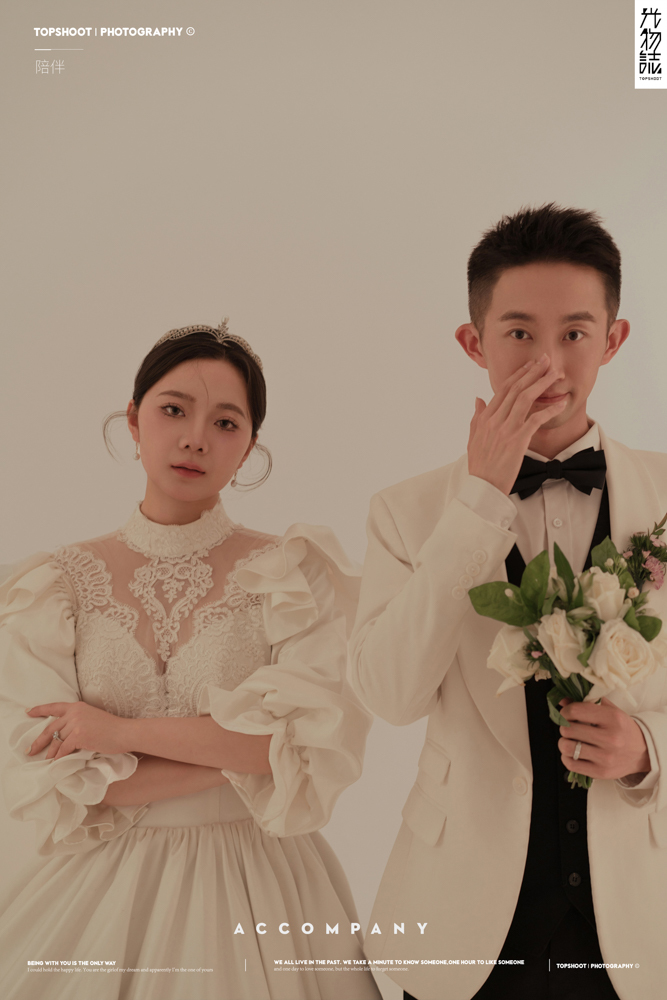 新鲜出炉:)李先生马女士极简棚拍婚纱照、极简棚拍、刘康、六边形战士，不止是沟通，拍摄想法，创造思维样样拿捏。、婚纱照