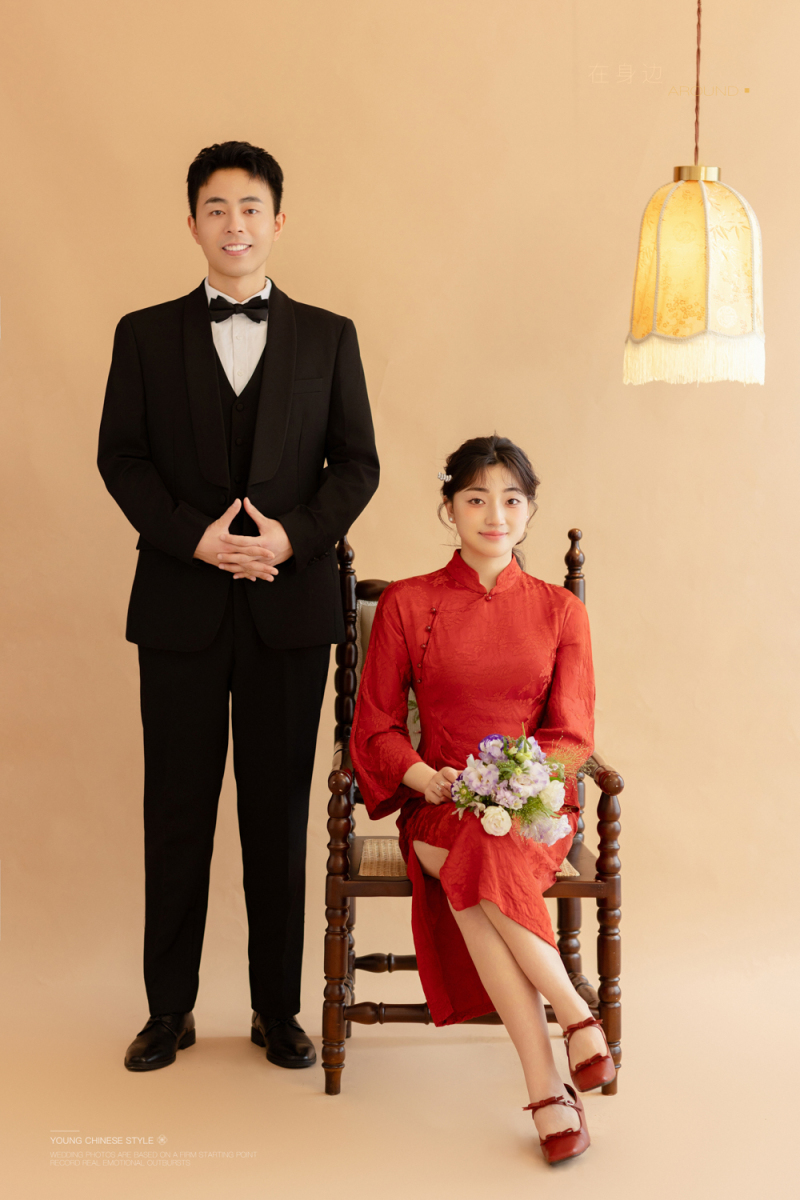 可甜可爱da党先生张女士怀旧复古婚纱照、怀旧复古、艾辰、偷偷练过读心术，精准预判每一个想法，细腻到心里、婚纱照