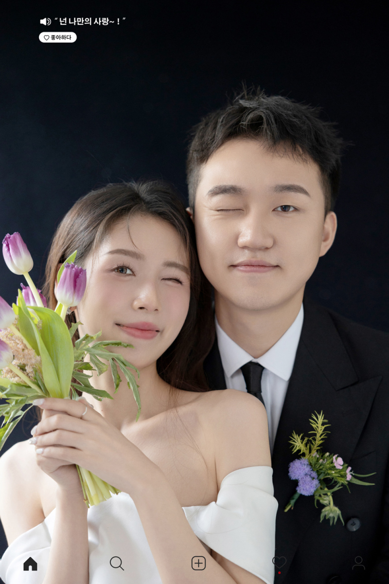 刘先生胡女士极简棚拍婚纱照、极简棚拍、艾辰、偷偷练过读心术，精准预判每一个想法，细腻到心里、婚纱照