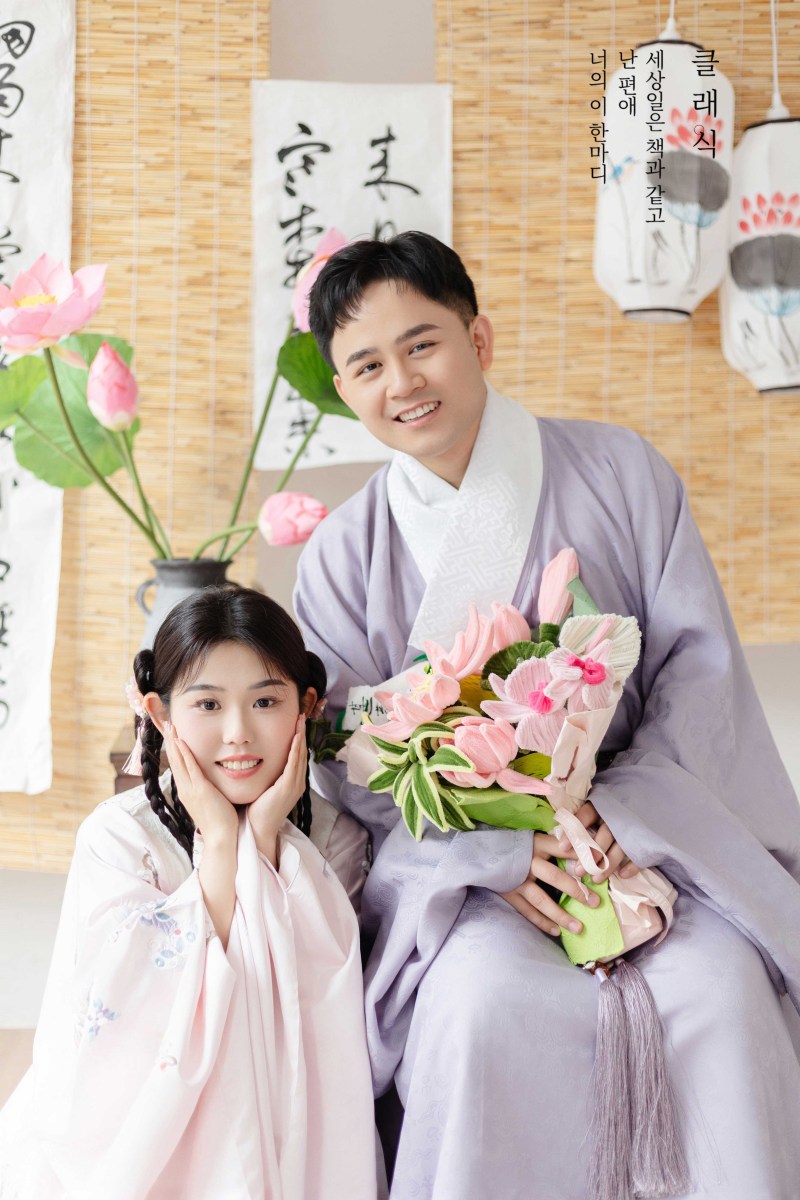炒鸡甜~韩凯先生王语涵女士中式传承婚纱照、中式传承、木子、唠嗑型选手，构图多变、情绪拿捏，特写YYDS、婚纱照