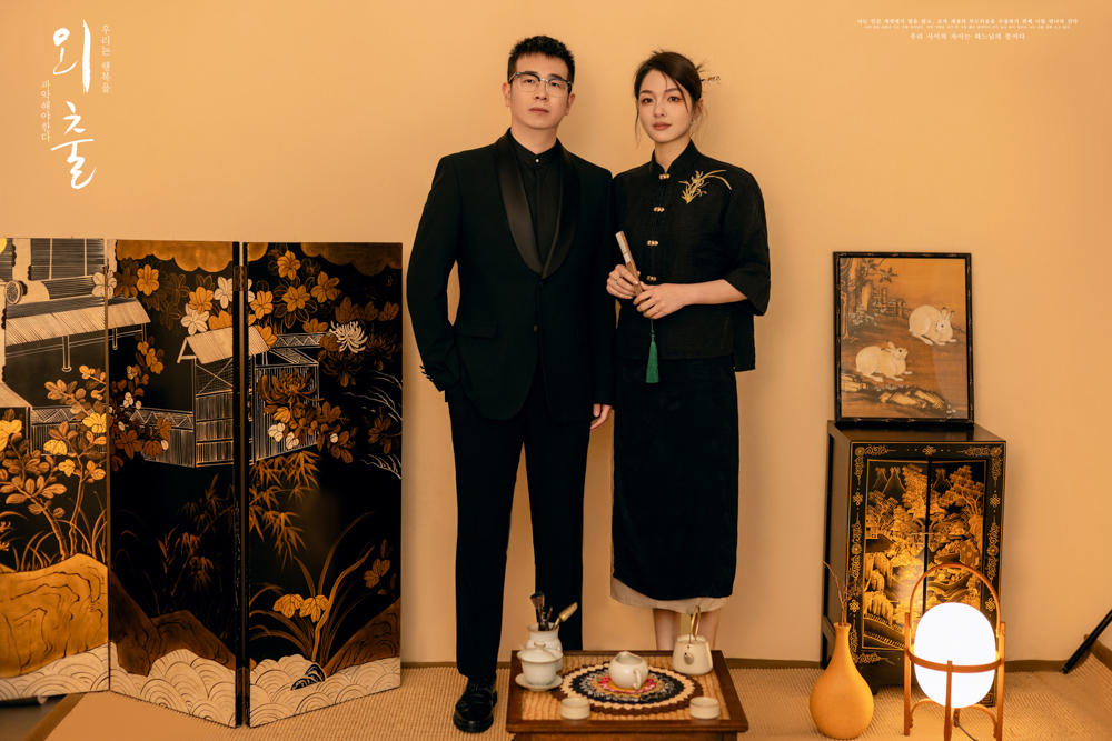 爱了~爱了~张正先生高敏女士怀旧复古婚纱照、怀旧复古、徐才皓、好像在听单口相声，开心到直不起腰，幸福感MAX、婚纱照