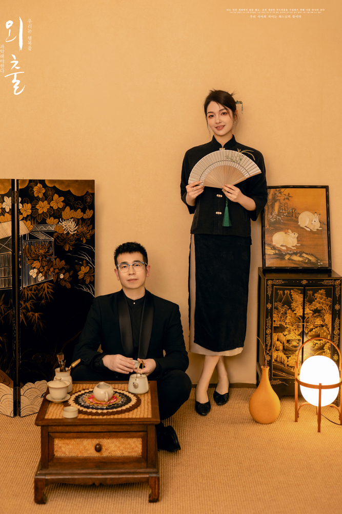 爱了~爱了~张正先生高敏女士怀旧复古婚纱照、怀旧复古、徐才皓、好像在听单口相声，开心到直不起腰，幸福感MAX、婚纱照