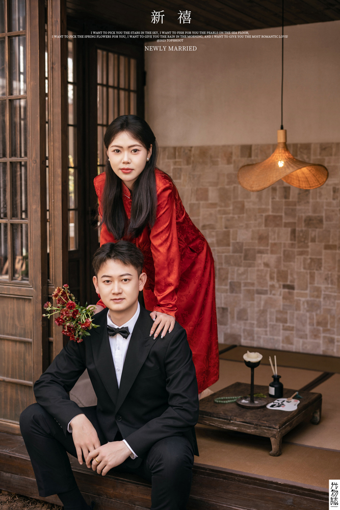 极致情绪！贺旭东先生王慧泽女士怀旧复古婚纱照、怀旧复古、白玛、怀疑是不是修导演系，拍照像电影一样的构图和质感、婚纱照