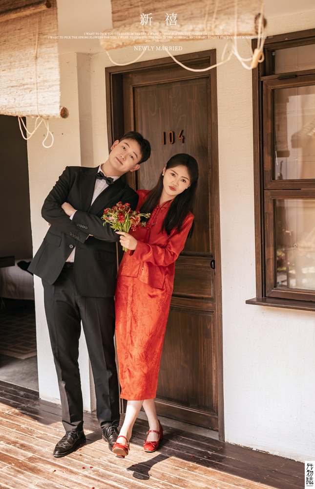 极致情绪！贺旭东先生王慧泽女士怀旧复古婚纱照、怀旧复古、白玛、怀疑是不是修导演系，拍照像电影一样的构图和质感、婚纱照