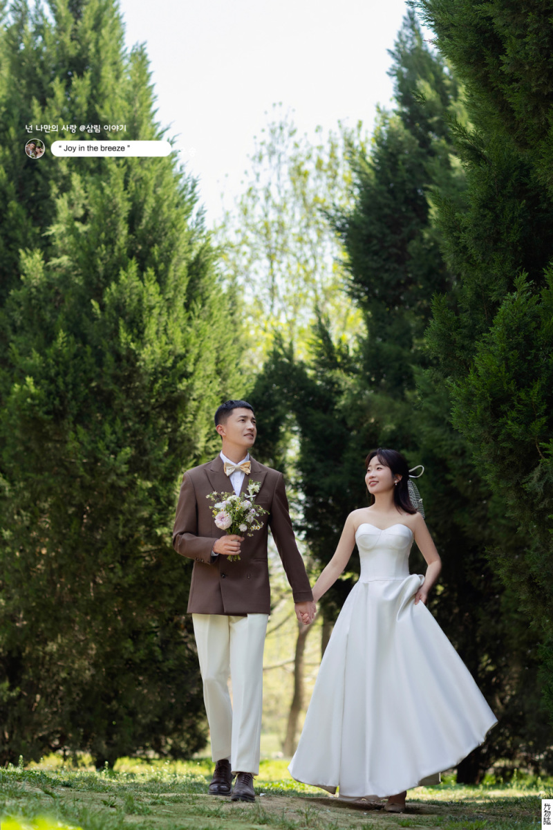 爱了~爱了~张先生王女士氛围森系婚纱照、氛围森系、艾辰、偷偷练过读心术，精准预判每一个想法，细腻到心里、婚纱照