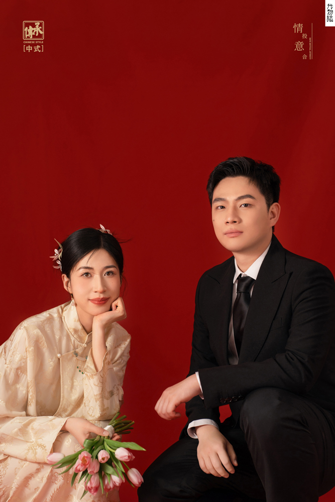 幸福感爆棚赵晨军先生任亚楠女士中式传承婚纱照、中式传承、白玛、怀疑是不是修导演系，拍照像电影一样的构图和质感、婚纱照