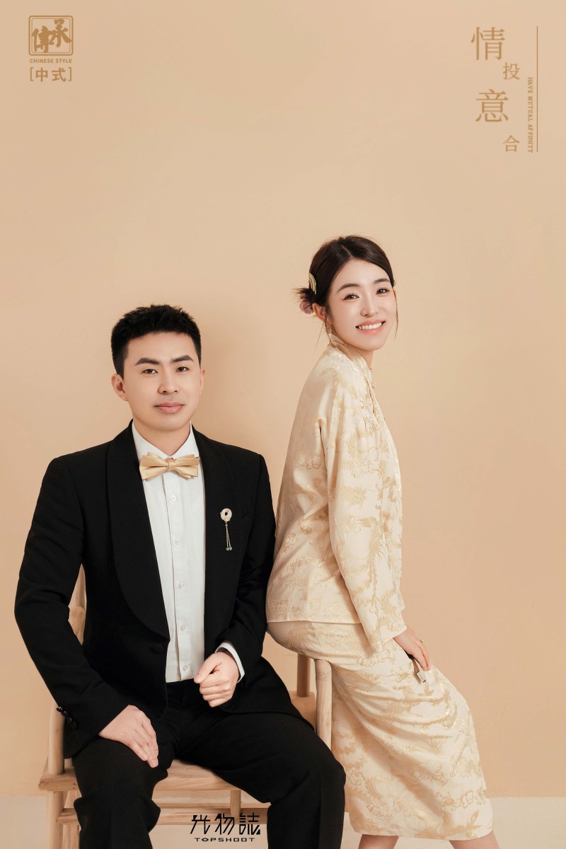 满满狗粮~刘勇先生常冬璞女士中式传承婚纱照、中式传承、木子、唠嗑型选手，构图多变、情绪拿捏，特写YYDS、婚纱照