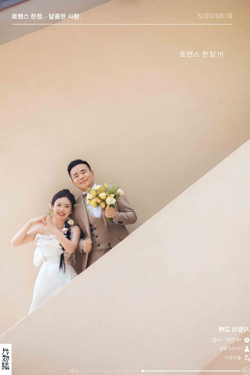 幸福感爆棚张富存先生李青女士物誌生活婚纱照、物誌生活、韩松、行走的放大镜，现场细节，姿态指导的掌控者、婚纱照