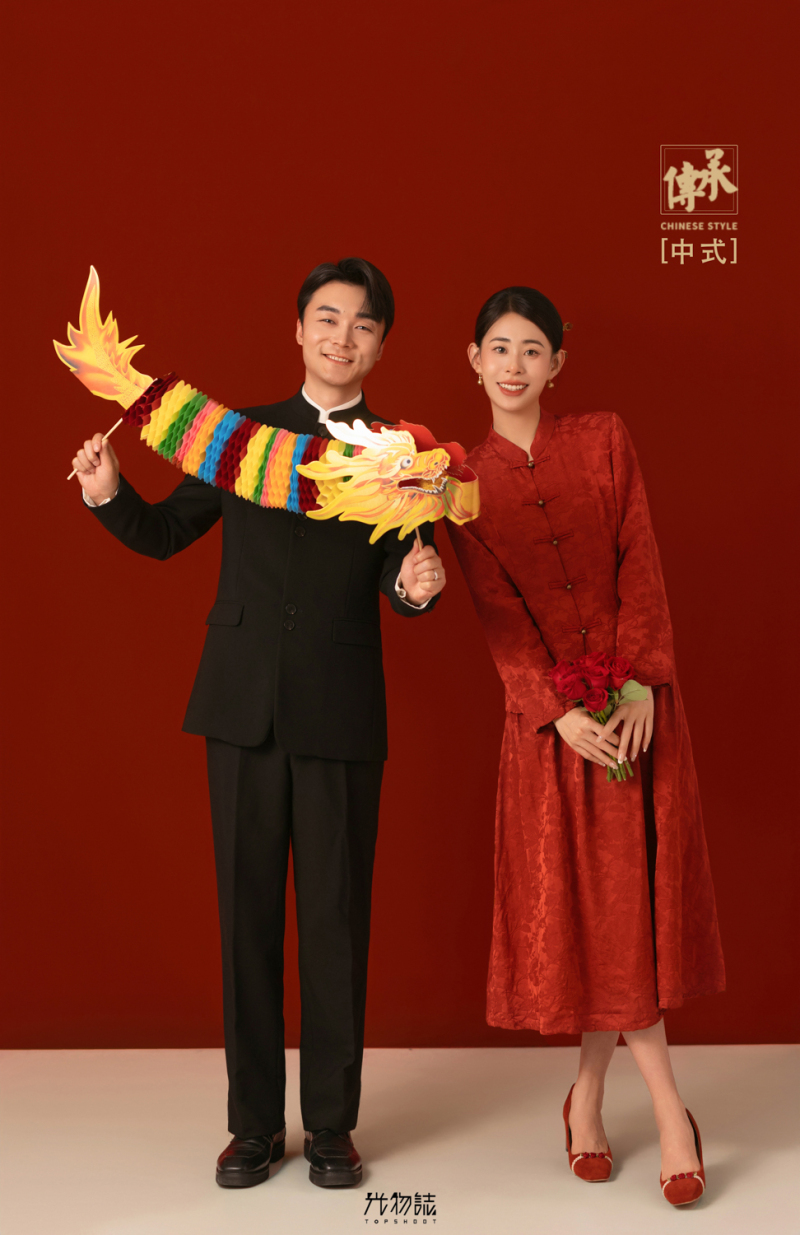 看一点小甜蜜~许先生胡女士中式传承婚纱照、中式传承、艾辰、偷偷练过读心术，精准预判每一个想法，细腻到心里、婚纱照