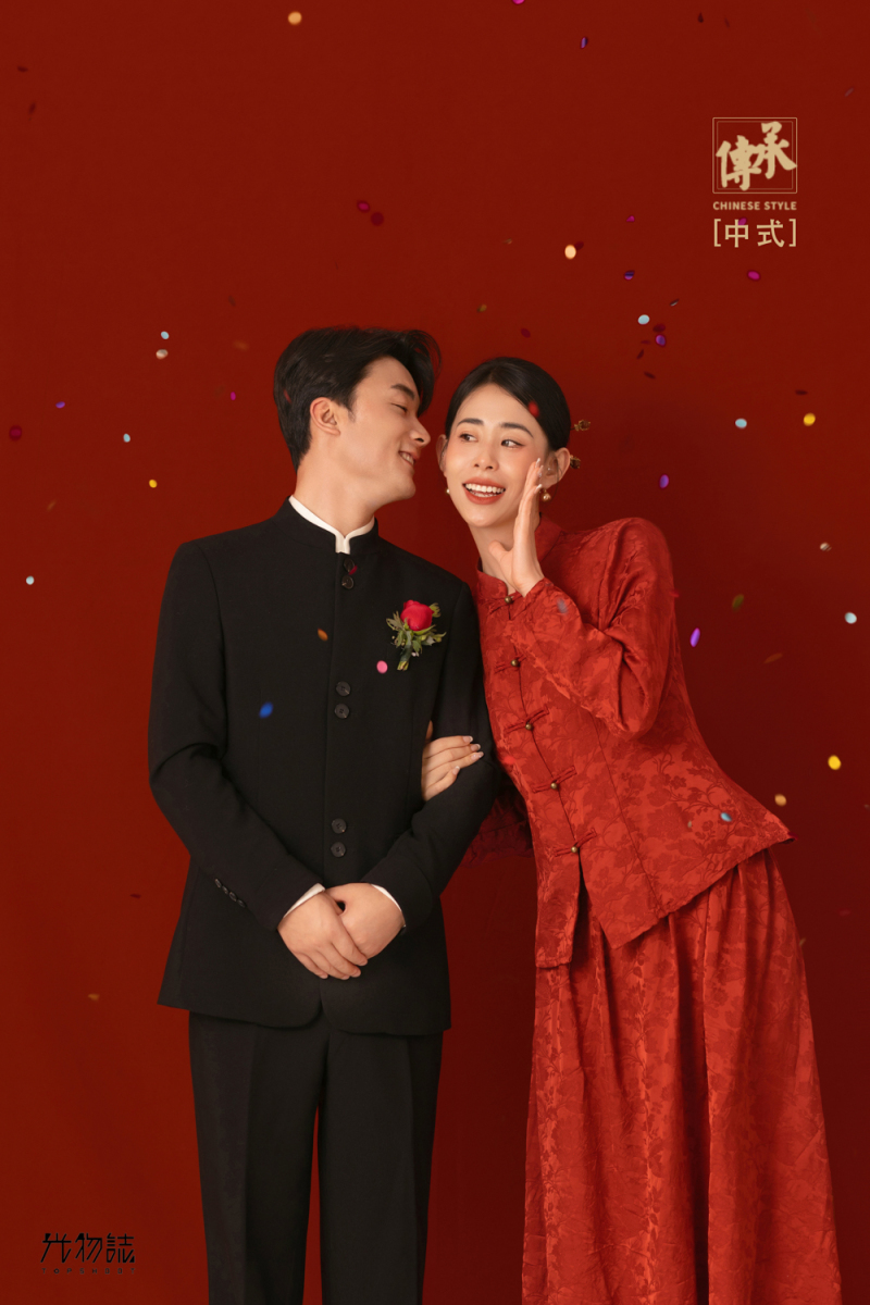 看一点小甜蜜~许先生胡女士中式传承婚纱照、中式传承、艾辰、偷偷练过读心术，精准预判每一个想法，细腻到心里、婚纱照