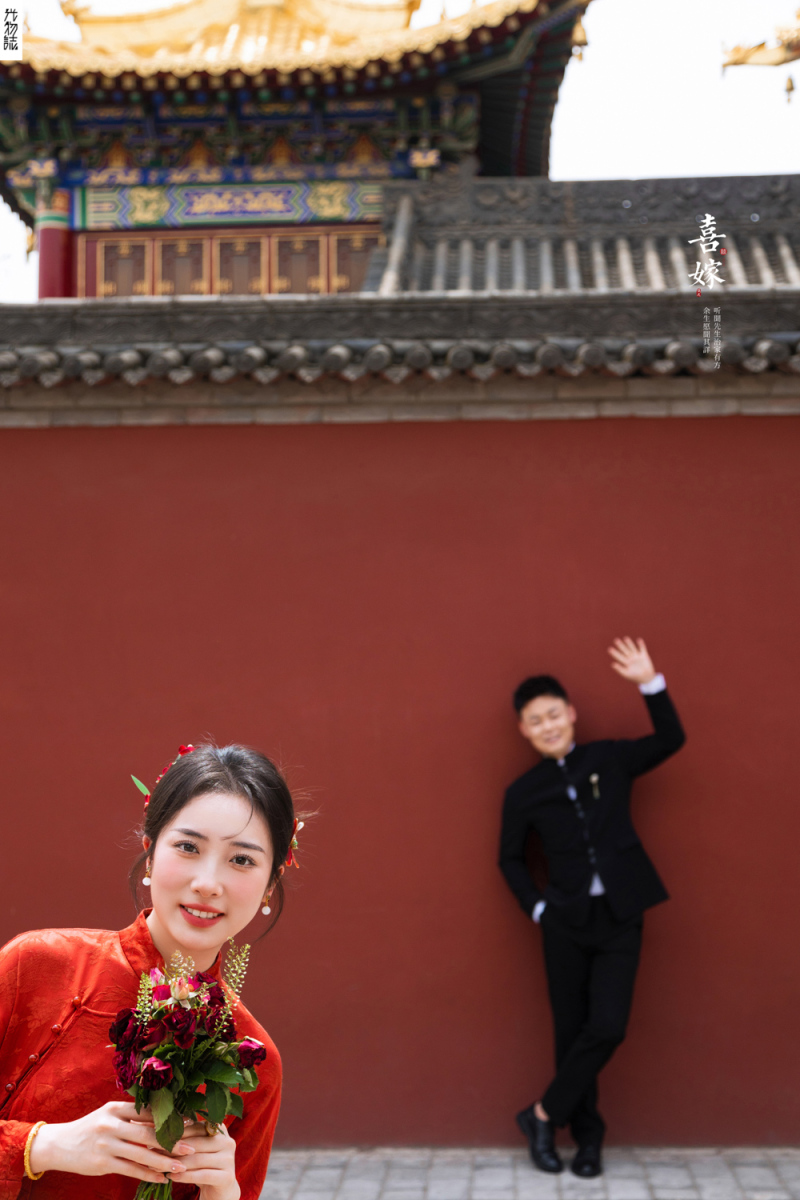 可甜可爱da白先生田女士中式传承婚纱照、中式传承、艾辰、偷偷练过读心术，精准预判每一个想法，细腻到心里、婚纱照