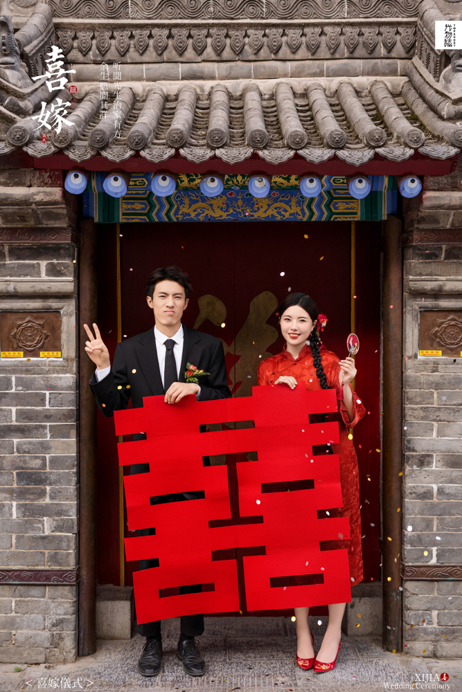 炒鸡甜~王兆轩先生葛渌琦女士中式传承婚纱照、中式传承、白玛、怀疑是不是修导演系，拍照像电影一样的构图和质感、婚纱照
