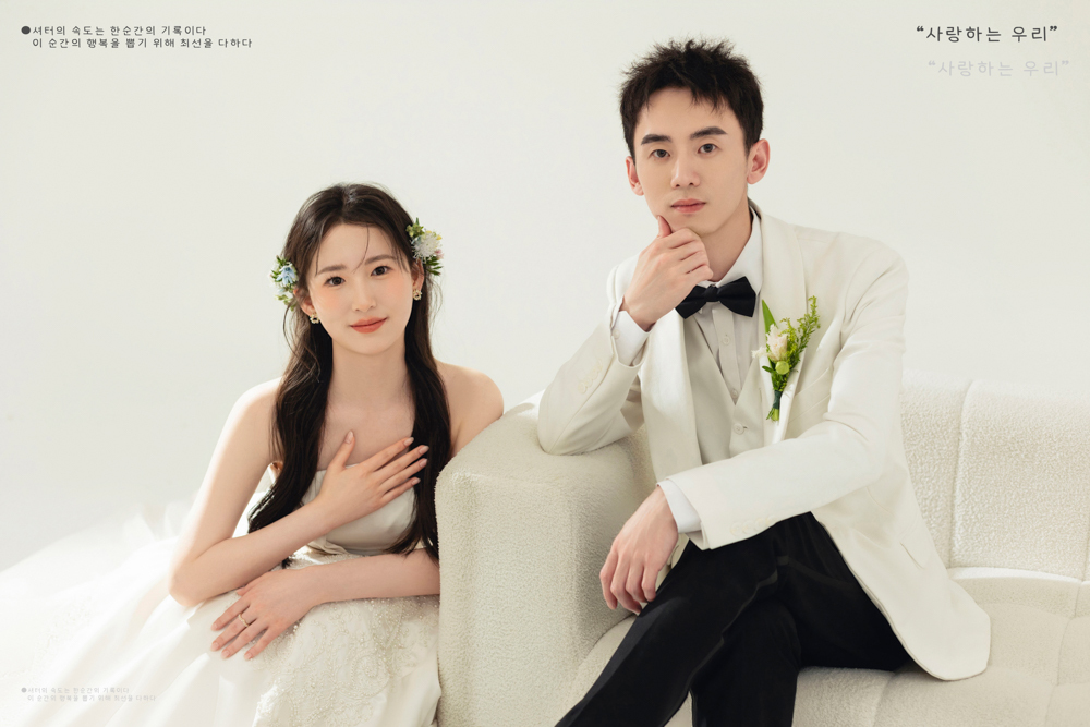 美到心里~李先生李女士极简棚拍婚纱照、极简棚拍、刘康、六边形战士，不止是沟通，拍摄想法，创造思维样样拿捏。、婚纱照