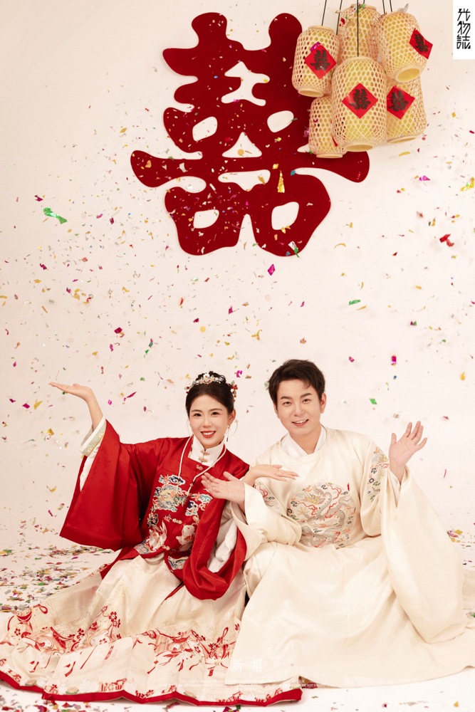 太太太太可了~~！穆磊先生陈婵玉女士中式传承婚纱照、中式传承、徐才皓、好像在听单口相声，开心到直不起腰，幸福感MAX、婚纱照