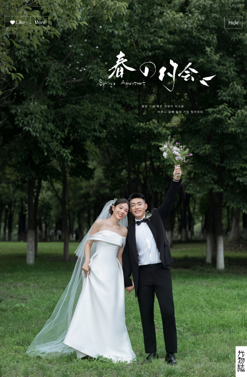极致情绪！张先生张女士氛围森系婚纱照、氛围森系、艾辰、偷偷练过读心术，精准预判每一个想法，细腻到心里、婚纱照