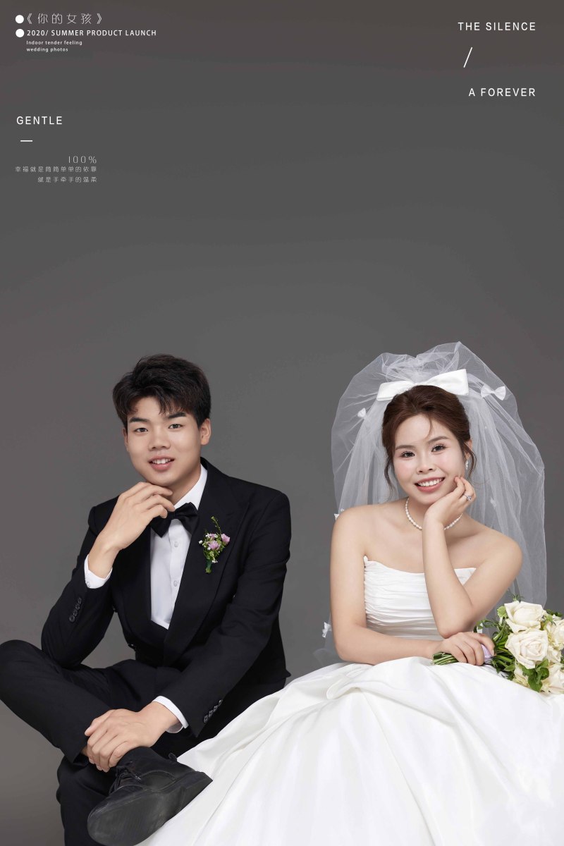 极致情绪！丁浩先生谭祖燕女士极简棚拍婚纱照、极简棚拍、徐才皓、好像在听单口相声，开心到直不起腰，幸福感MAX、婚纱照