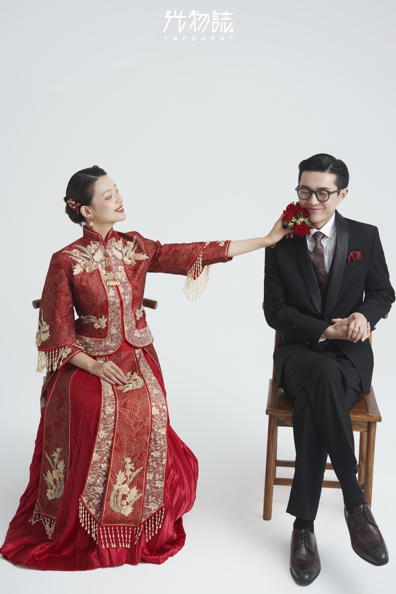 超级甜腻！张先生周女士中式传承婚纱照、中式传承、正林、眼睛就是测光仪，任何场地都能发挥成MVP、婚纱照