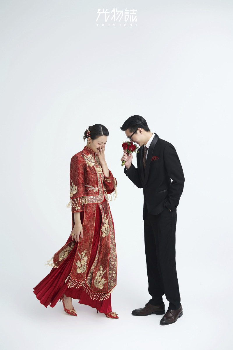 超级甜腻！张先生周女士中式传承婚纱照、中式传承、正林、眼睛就是测光仪，任何场地都能发挥成MVP、婚纱照