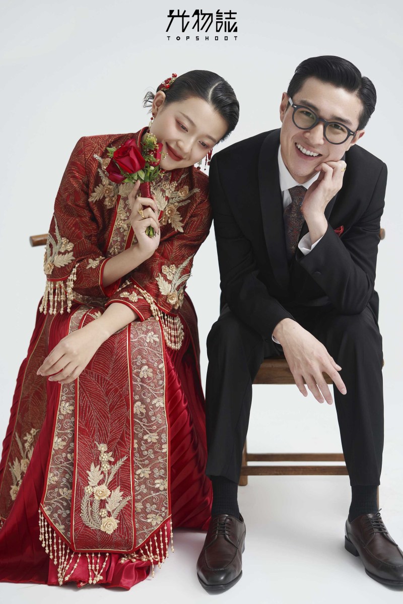 超级甜腻！张先生周女士中式传承婚纱照、中式传承、正林、眼睛就是测光仪，任何场地都能发挥成MVP、婚纱照
