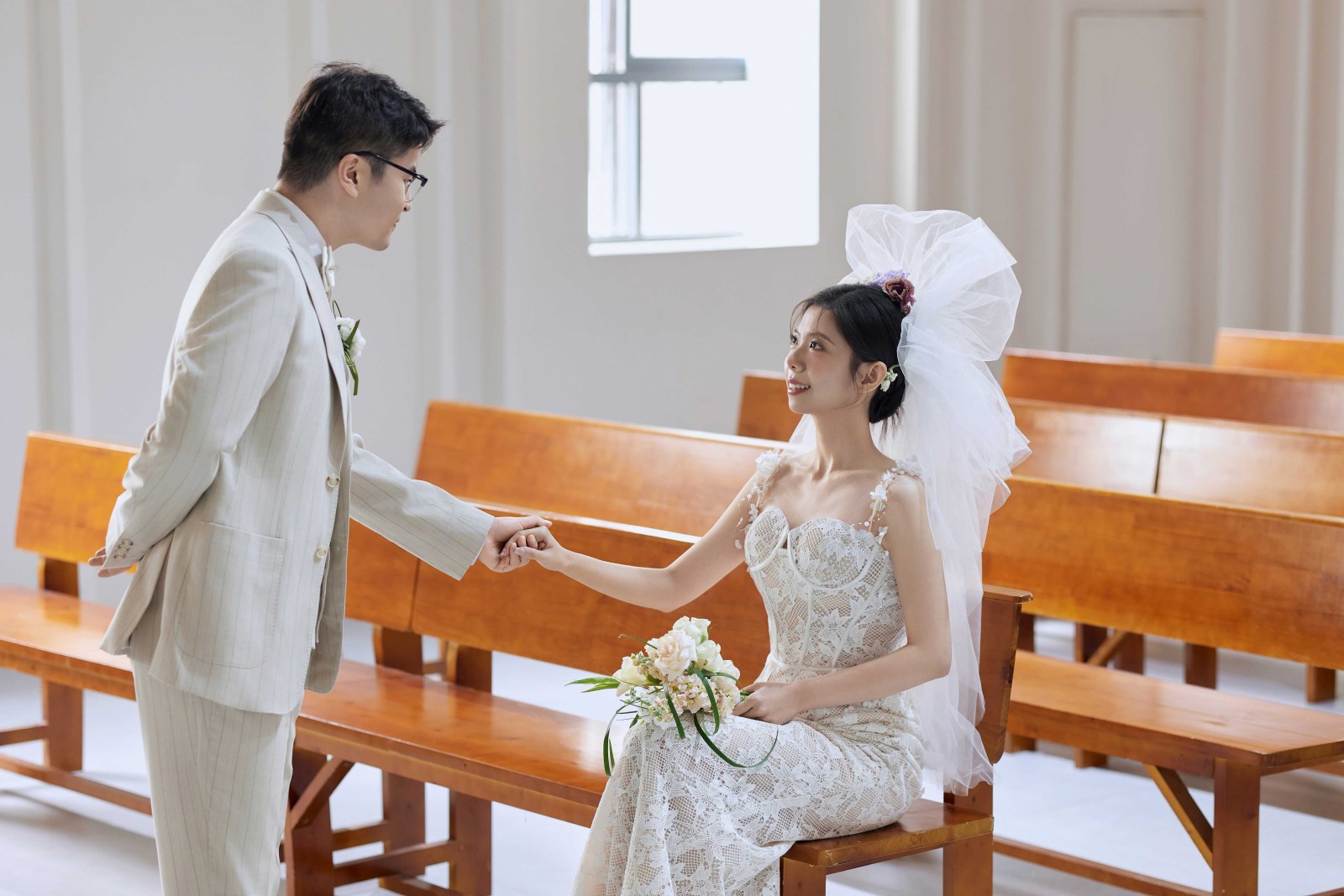 炒鸡甜~闫先生聿女士物誌生活婚纱照、物誌生活、毛磊、谁说拍照不能freestyle，创作灵感像吃了炫迈停不下来、婚纱照