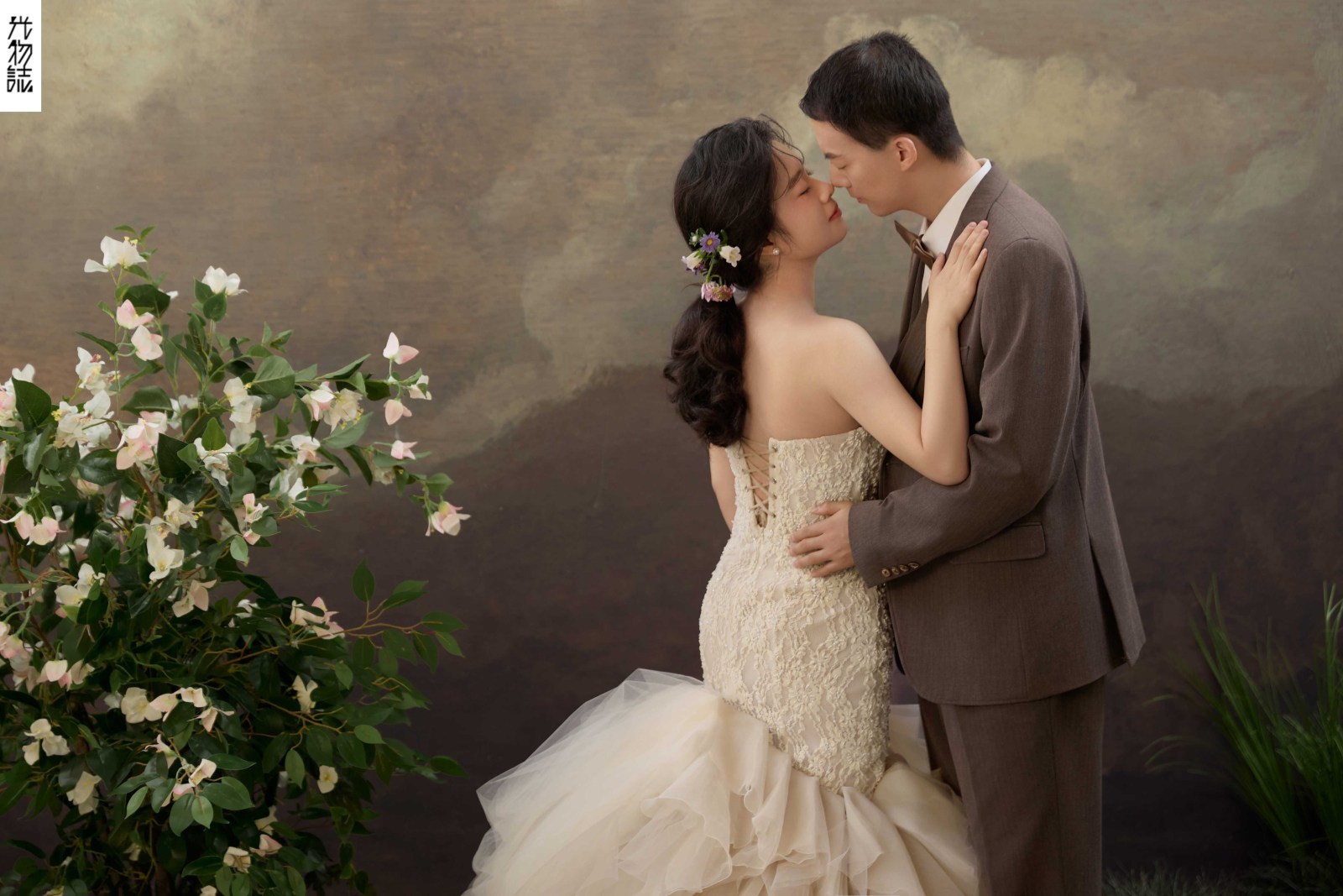 简单爱爱爱❤️黄先生张女士极简棚拍婚纱照、极简棚拍、正林、眼睛就是测光仪，任何场地都能发挥成MVP、婚纱照
