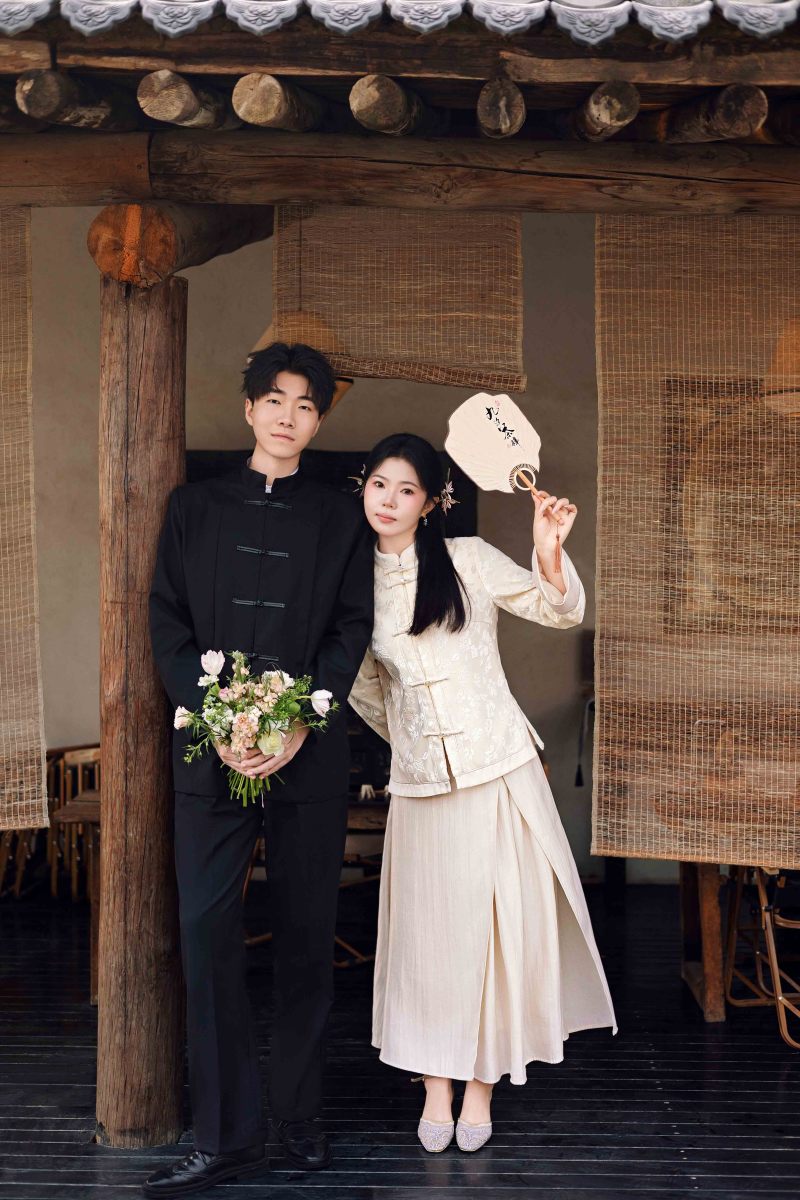 爱了~爱了~何先生李女士中式传承婚纱照、中式传承、毛磊、谁说拍照不能freestyle，创作灵感像吃了炫迈停不下来、婚纱照