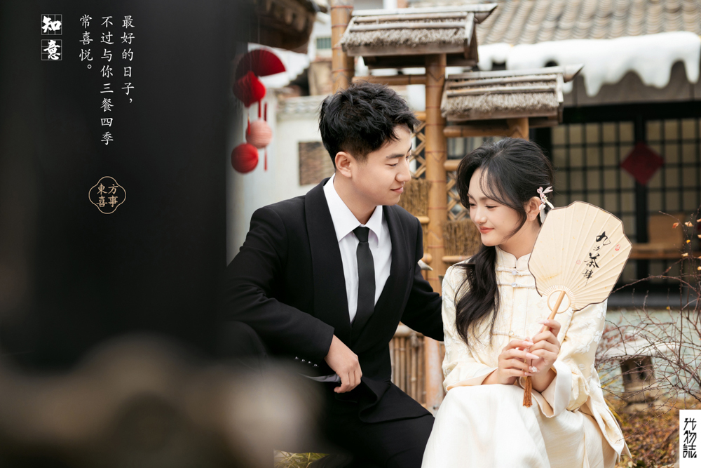 极致情绪！赵先生孙女士中式传承婚纱照、中式传承、木子、唠嗑型选手，构图多变、情绪拿捏，特写YYDS、婚纱照