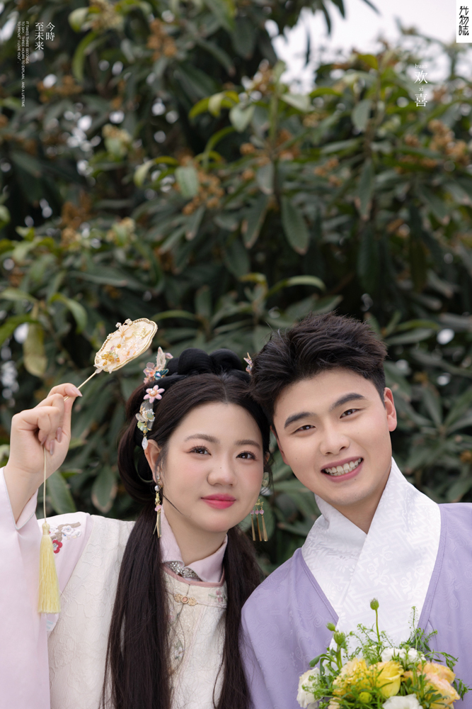可甜可爱da韩先生刘女士中式传承婚纱照、中式传承、木子、唠嗑型选手，构图多变、情绪拿捏，特写YYDS、婚纱照