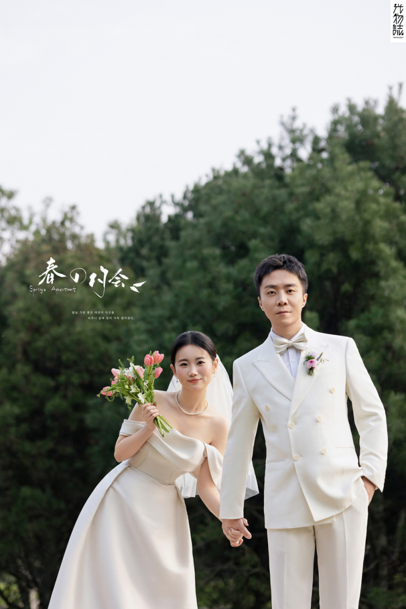 超级甜腻！陈先生韩女士氛围森系婚纱照、氛围森系、艾辰、偷偷练过读心术，精准预判每一个想法，细腻到心里、婚纱照