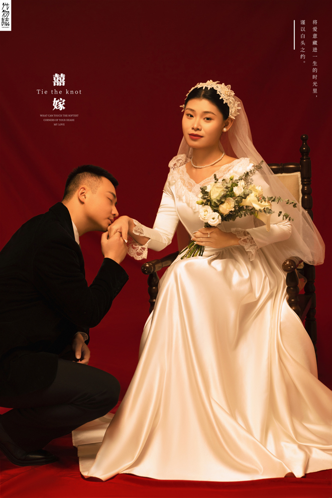 美到心里~姬先生田女士怀旧复古婚纱照、怀旧复古、木子、唠嗑型选手，构图多变、情绪拿捏，特写YYDS、婚纱照