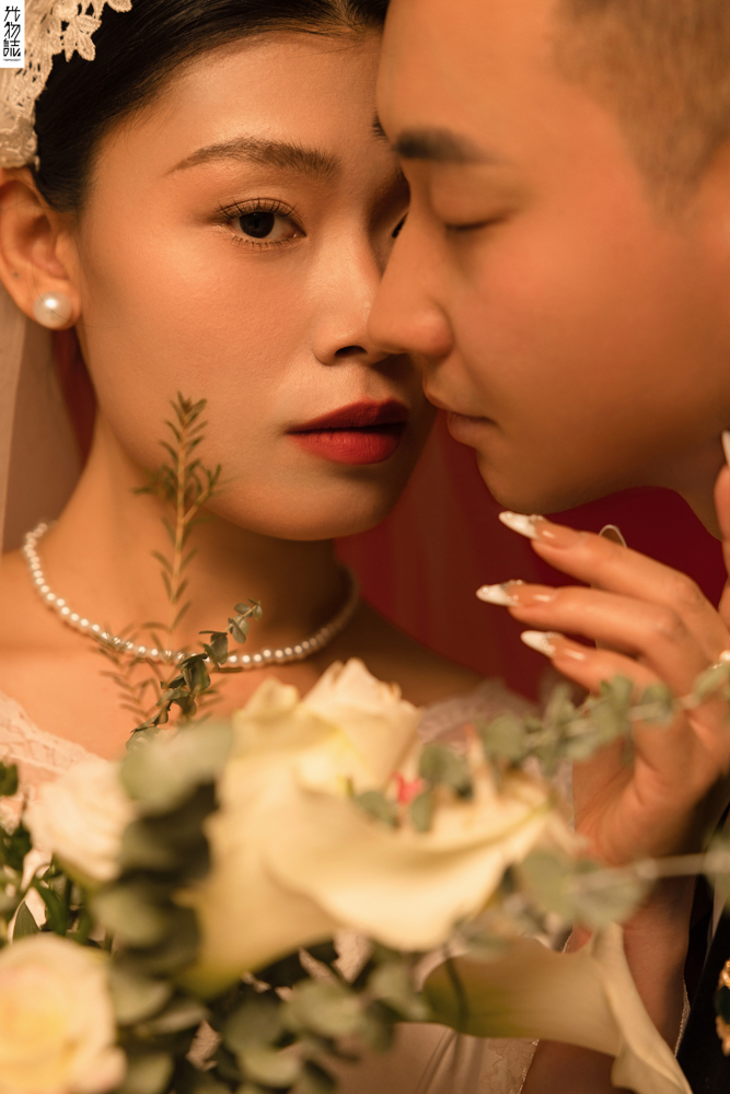 美到心里~姬先生田女士怀旧复古婚纱照、怀旧复古、木子、唠嗑型选手，构图多变、情绪拿捏，特写YYDS、婚纱照