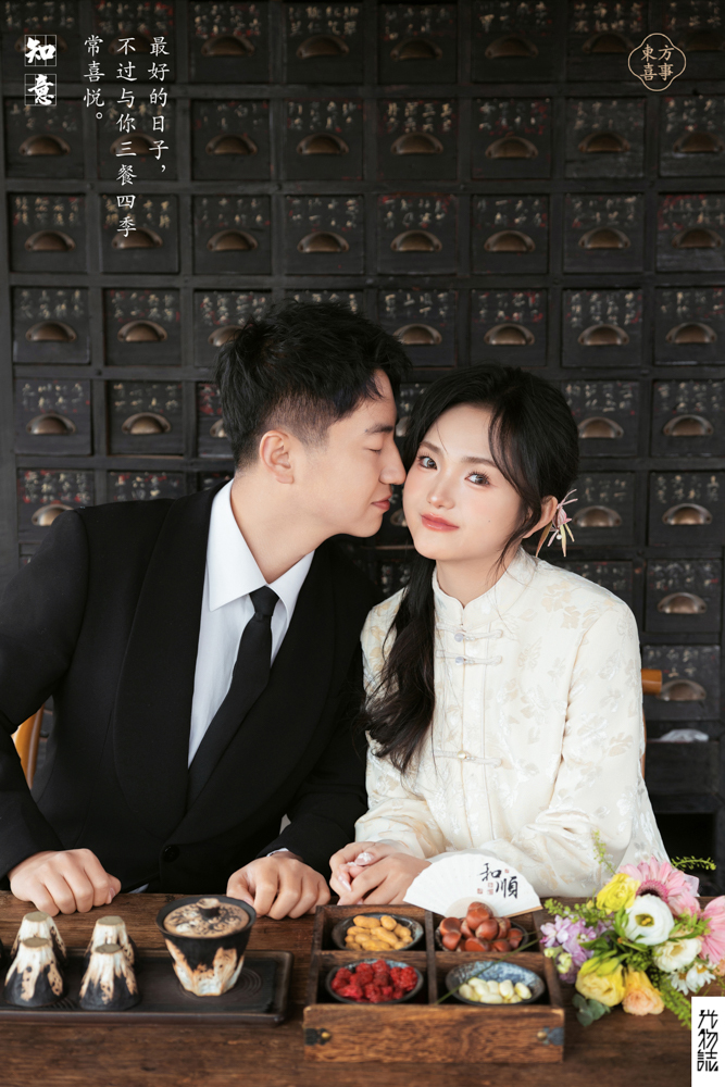 极致情绪！赵先生孙女士中式传承婚纱照、中式传承、木子、唠嗑型选手，构图多变、情绪拿捏，特写YYDS、婚纱照