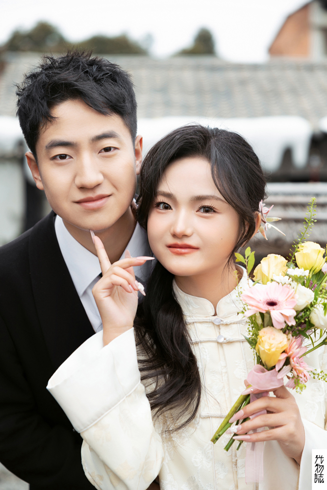 极致情绪！赵先生孙女士中式传承婚纱照、中式传承、木子、唠嗑型选手，构图多变、情绪拿捏，特写YYDS、婚纱照