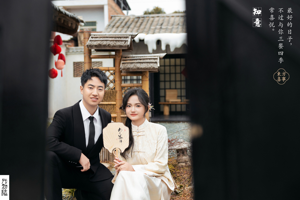 极致情绪！赵先生孙女士中式传承婚纱照、中式传承、木子、唠嗑型选手，构图多变、情绪拿捏，特写YYDS、婚纱照
