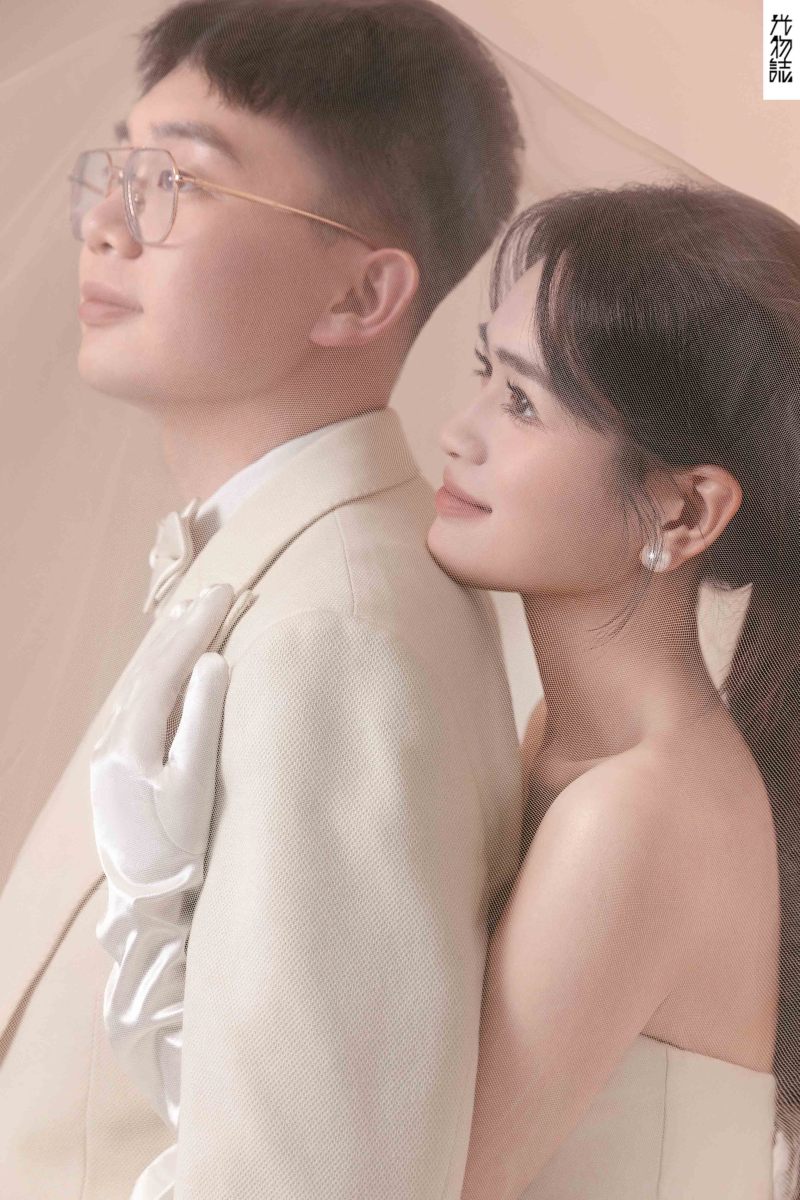 大婚肖像、极简棚拍、“爱的圆舞曲”