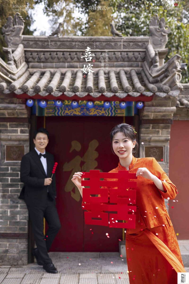 太太太太可了~~！刘先生袁女士中式传承婚纱照、中式传承、徐才皓、好像在听单口相声，开心到直不起腰，幸福感MAX、婚纱照