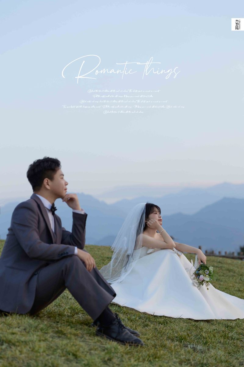 新鲜出炉:)白娜女士物誌生活婚纱照、物誌生活  氛围森系、韩松、行走的放大镜，现场细节，姿态指导的掌控者、婚纱照